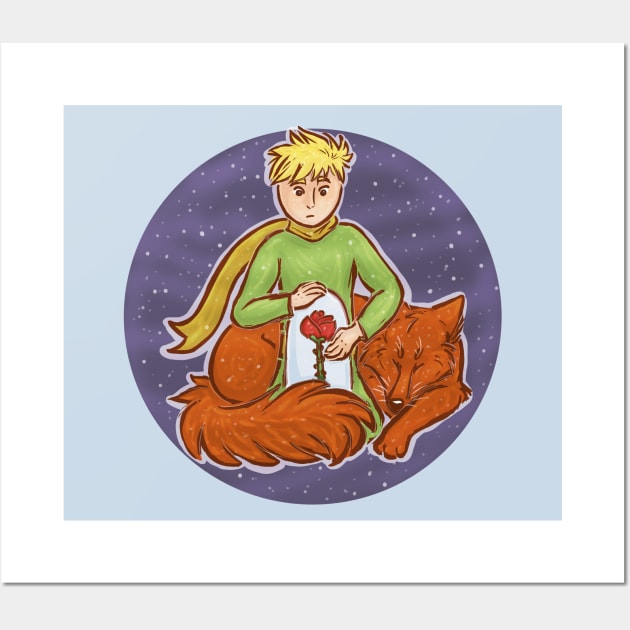 le petit prince Wall Art by raychromatic